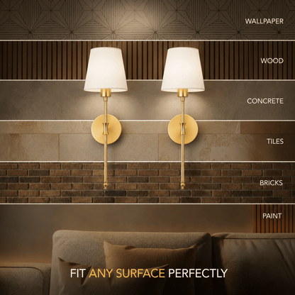 Wireless Wall Sconces – Set of 2